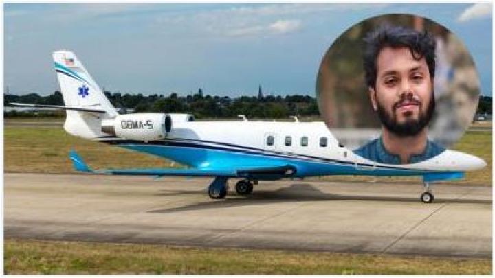 ওসমান হাদিকে নিয়ে সিঙ্গাপুরের পথে এয়ার অ্যাম্বুলেন্স